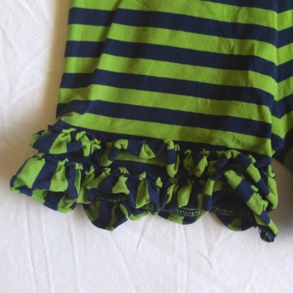 matilda jane striped ruffle trim cartwheel shorts size 2 toddler girls - Picture 3 of 5